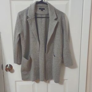 J crew Eloise sweater blazer gray xs